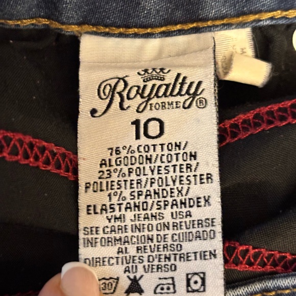 Royalty for Me jeans skinny women’s size 10 - Picture 3 of 6